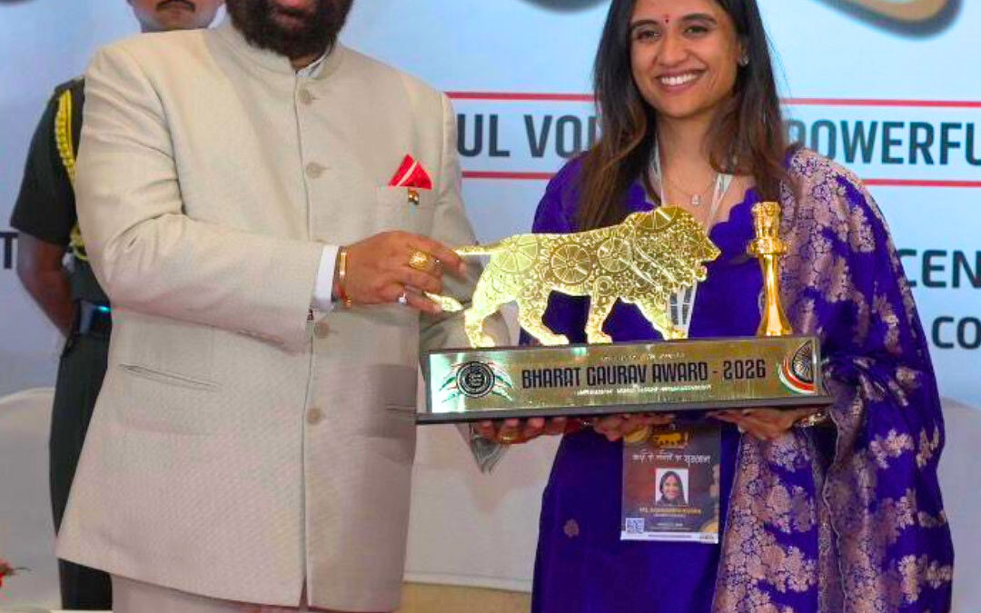 Ms. Aishwarya Kurra – Bharat Gaurav Award