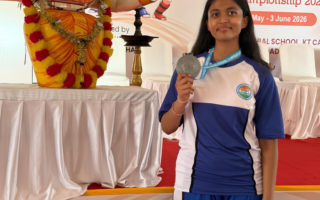 Sreshta Reddy Pasham (Grade XI) – Silver Medal at the National Kickboxing Juniors Championship 2026
